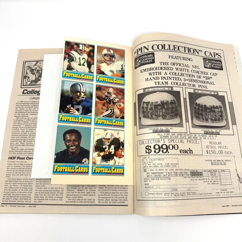 Joe Montana Magazine Newspaper Lot Football Cards Price Guide Premier Issue 1990